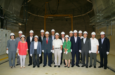 중.저준위 방사성 폐기물 처분시설 현장 방문