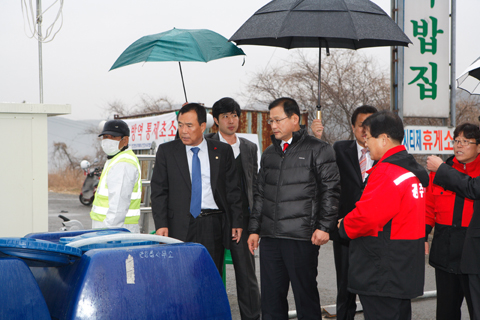 구제역발생예방관련방역초소격려방문
