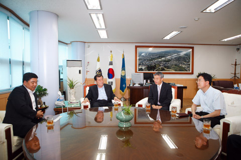 양성자기반공학기술개발사업단최병호단장의장실방문