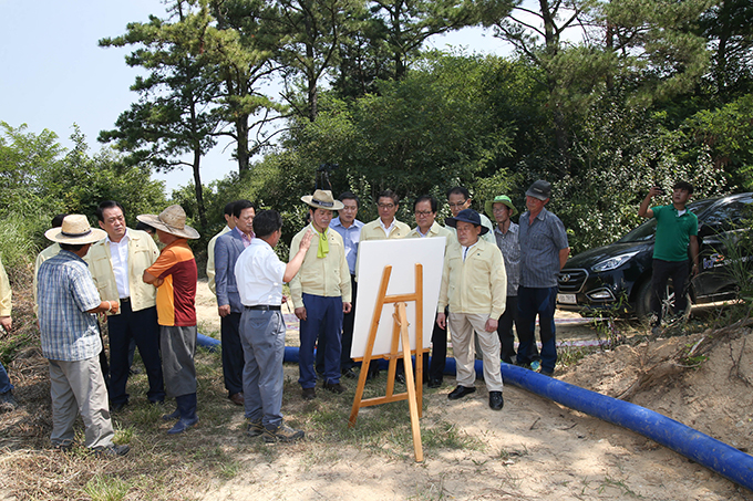 한해대책관련 현장방문