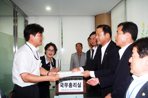 국책사업10만인서명지관련면담