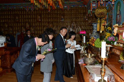 청강사부처님오신날봉축행사점등식
