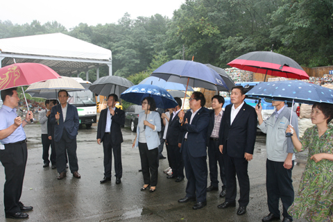 경주시종합자원화시설 현장 방문