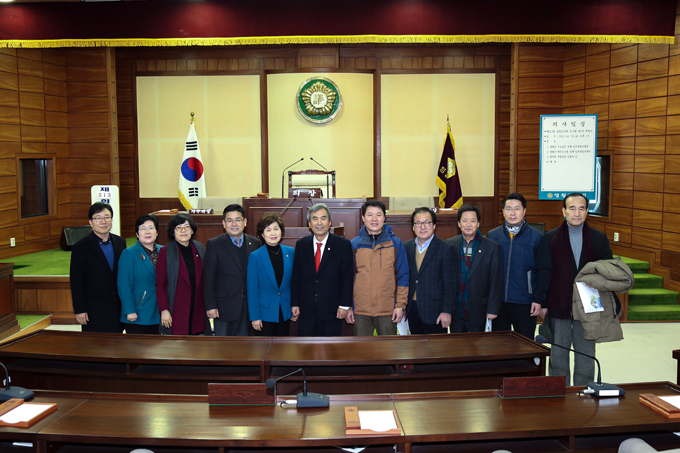 영월군의회 방문