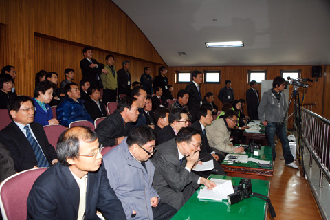 원전주변지역주민들본회의장방청