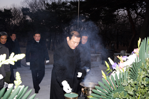 신년충혼탑참배