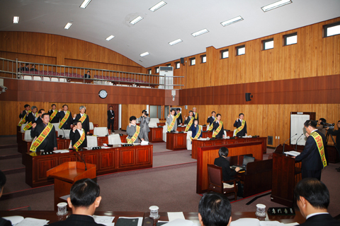 제163회제2차정례회제1차본회의(북한의무력도발행위규탄결의문채택)