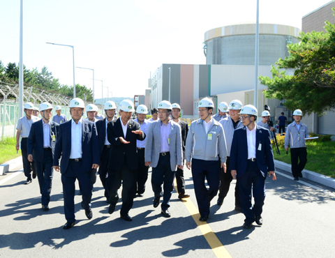 산업통상자원부 윤상직 장관 월성원자력 방문