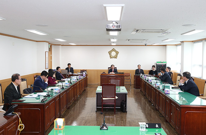 제2행정사무감사 특별위원회 간담회