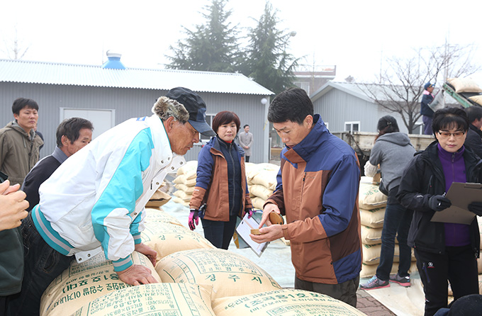 공공비축미 추곡수매 현장 관계자 격려 방문