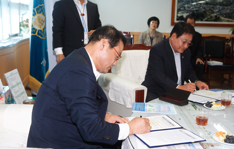 원전소개5개시군의회공동발전협의회구성을위한협약식