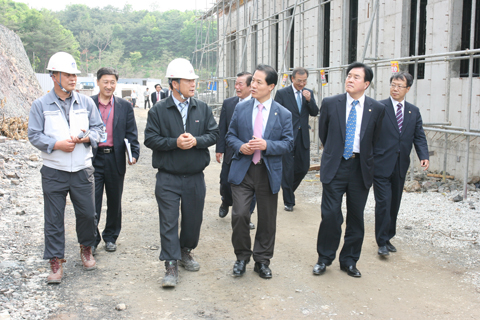 종합장사공원조성공사현장점검(문화시민위원회)