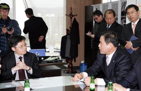 중앙부처항의방문