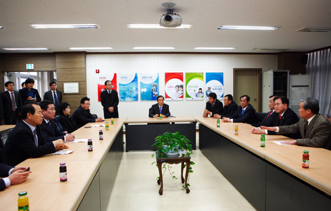 방폐물관리공단본사이전지(서라벌광장)관련항의방문