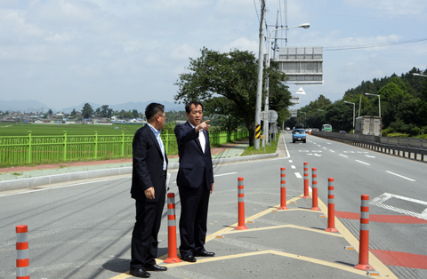 행감현장점검(통일전삼거리)