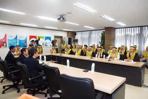 경주방폐물관리공단항의방문