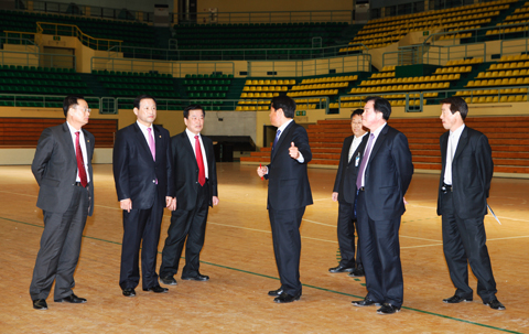 경주WTF조직위원회의장단격려방문