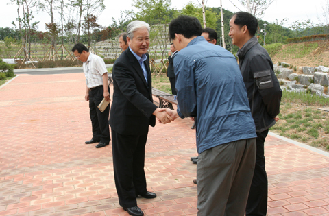 경주시종합장사공원하늘마루현장점검