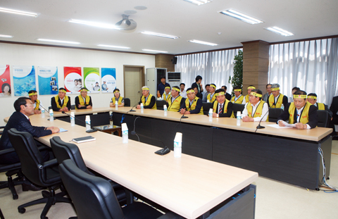 경주방폐물관리공단항의방문