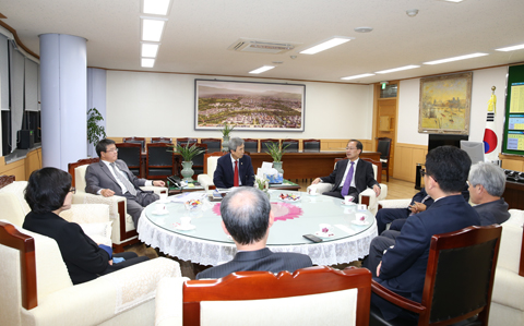 사용후 핵연료 공론화 위원회 위원 의회 방문