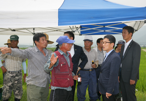 가뭄 현장 방문(경제도시위원회)