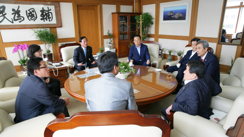 예산확보 관련 도청 방문