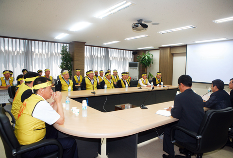 경주방폐물관리공단항의방문