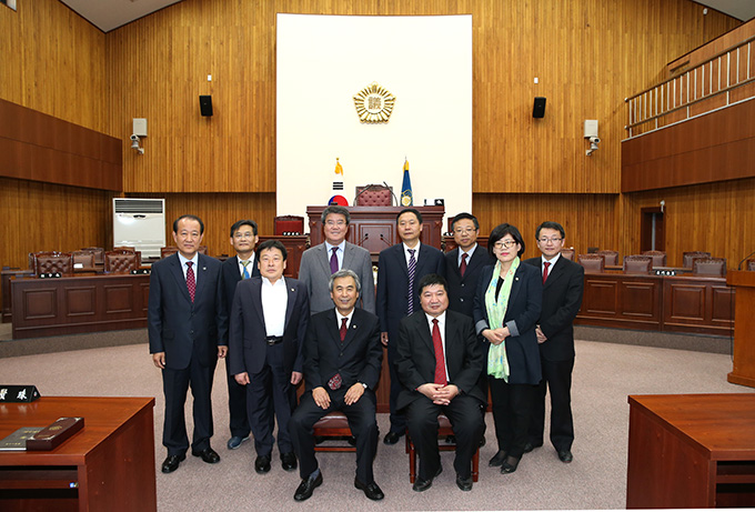 중국 츠저우시 대표단 의장실 예방
