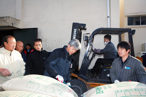 추곡수매현장격려방문