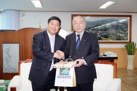 일본 나가사키시의회 의원 방문