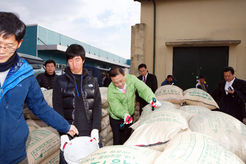 추곡수매현장격려방문