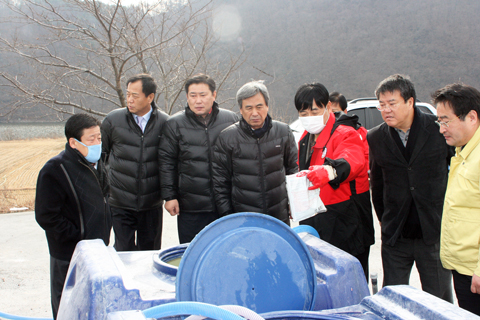 구제역발생예방관련방역초소격려방문