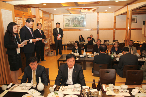 2011경주WTF세계태권도선수권의장주최환영만찬