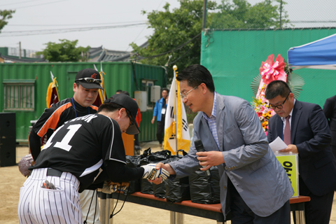제10회경주시생활체육야구연합회장기경주리그개회식