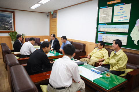 개인택시회원 의장실 방문