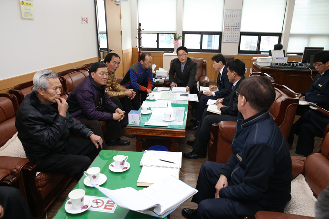 천북면 모아 산업단지 공장부지 관련 민원상담