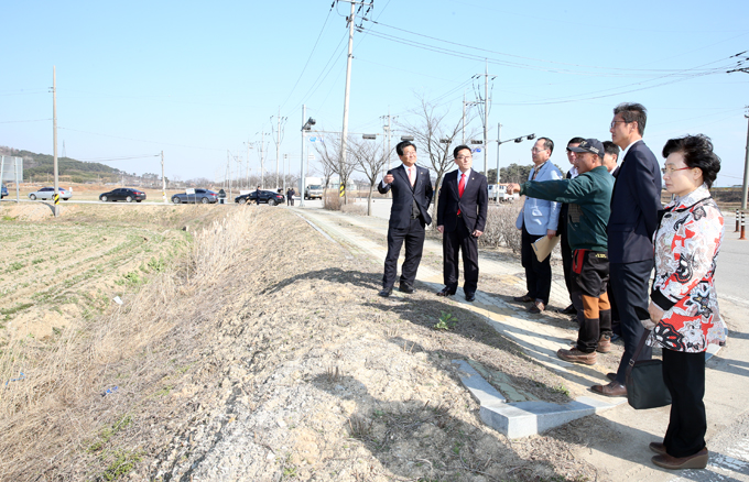 유채경관지구 현장방문(전북 부안군)
