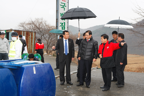 구제역발생예방관련방역초소격려방문