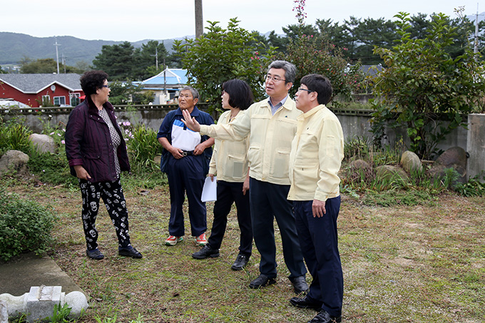 지진피해 현장 방문(불국동)