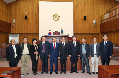 중국 운남성 인민대표단 의장실 내방