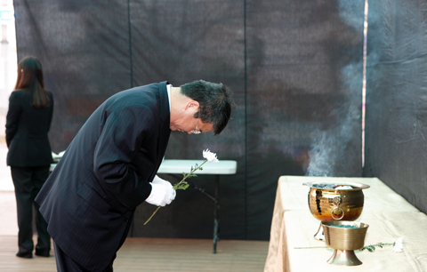 연평도포격도발2주기전사자추모식