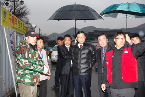 구제역발생예방관련방역초소격려방문