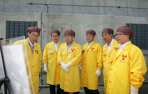 산업통상자원부 윤상직 장관 월성원자력 방문