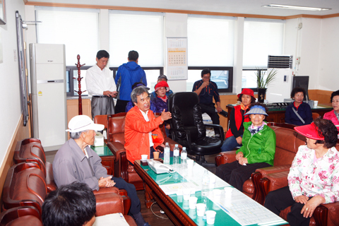 양북주민과면담