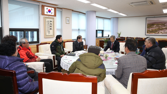 양북주민 의장실 방문