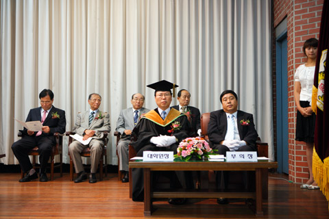 경주대학교2007학년도후기학위수여식