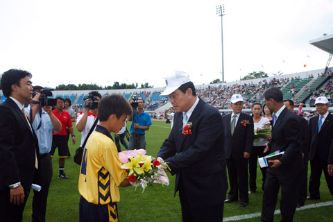 2008화랑대기전국초등학교축구대회개회식