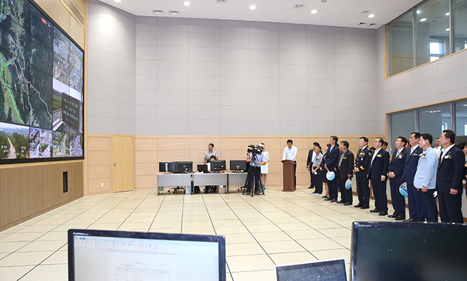 경주시 교통정보센터 개소식