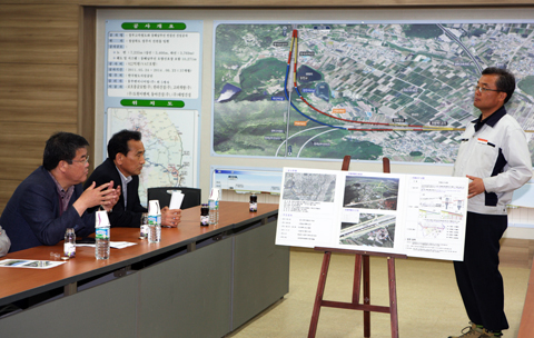 KTX노선과동해남부선연결공사민원현장설명