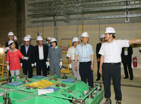 중.저준위 방사성 폐기물 처분시설 현장 방문